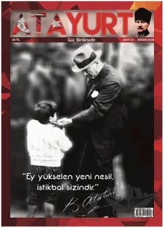 Atayurt Dergisi Sayı: 13 Nisan 2018 – Atayurt Yayınevi kitap kapağı