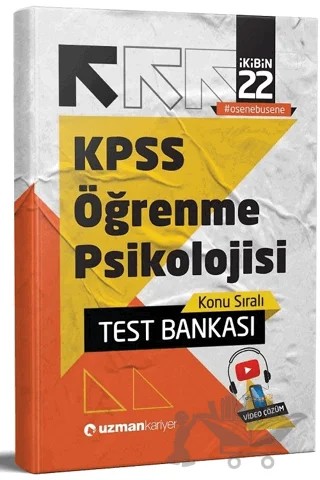 2022 KPSS Eğitim Bilimleri Öğrenme Psikolojisi Test Bankası Yaprak Test – Kolektif – Uzman Kariyer Yayınları kitap kapağı