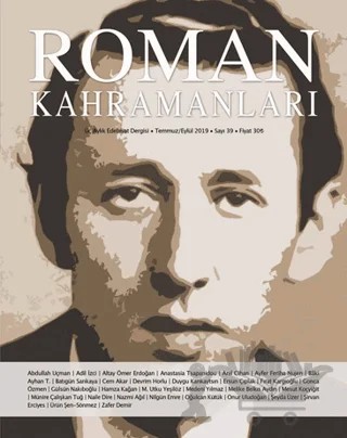 Roman Kahramanları Sayı: 39 Temmuz - Eylül 2019 – Roman Kahramanları Dergisi kitap kapağı
