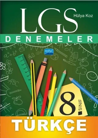 8. Sınıf LGS Türkçe Denemeler – Hülya Koz – Nobel Akademi kitap kapağı