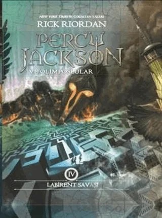 Percy Jackson ve Olimposlular 4 - Labirent Savaşı – Rick Riordan – Doğan Egmont Yayıncılık kitap kapağı
