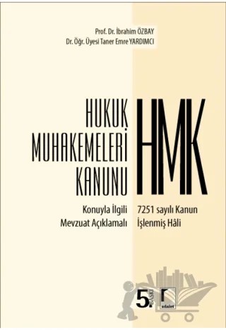 Hukuk Muhakemeleri Kanunu – İbrahim Özbay, Taner Emre Yardımcı – Adalet Yayınevi kitap kapağı