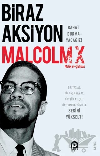 Biraz Aksiyon – Malcolm X – Pınar Yayınları kitap kapağı