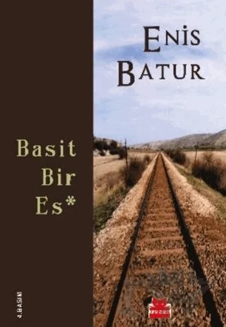 Basit Bir Es – Enis Batur – Kırmızı Kedi Yayınevi kitap kapağı