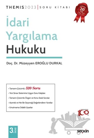 İdari Yargılama Hukuku Soru Kitabı – Müzeyyen Eroğlu Durkal – Seçkin Yayıncılık kitap kapağı