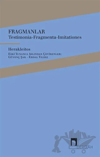 Fragmanlar – Herakleitos – Dergah Yayınları kitap kapağı