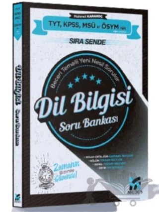 KPSS TYT MSÜ Dil Bilgisi Sıra Sende Soru Bankası – Mehmet Karakoç – Modus Yayınları kitap kapağı