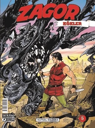 Zagor Kökler Sayı 5 - Kutsal Mağara – Moreno Burattini – Lal Kitap kitap kapağı