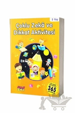 3 Yaş Çoklu Zeka ve Dikkat Aktivitesi - Turuncu Kitap – Kolektif – Aktif Zeka Yayınları kitap kapağı