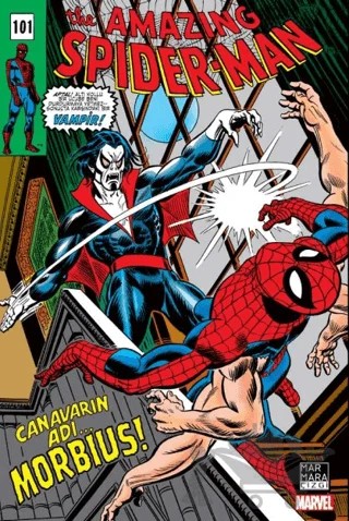 Amazing Spider - Man #101 – Ray Thomas – Marmara Çizgi kitap kapağı