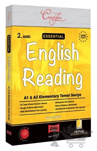 Essential English Reading A1 A2 Elementary Temel Seviye – Burcu Semen – Yargı Yayınevi kitap kapağı