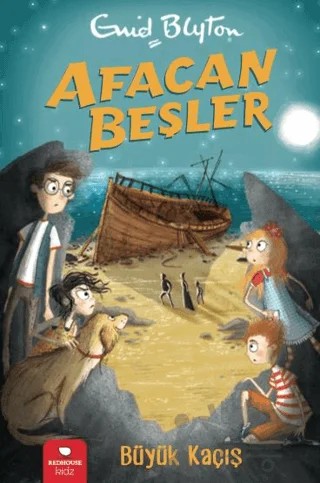 Afacan Beşler Büyük Kaçış – Enid Blyton – Redhouse Kidz Yayınları kitap kapağı