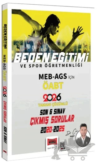 2026 ÖABT MEB-AGS Beden Eğitimi ve Spor Öğretmenliği Tamamı Çözümlü Son 6 Sınav Çıkmış Sorular – Can Nakip – Yargı Yayınevi kitap kapağı