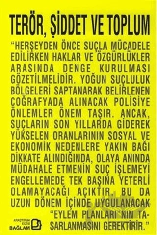 Terör, Şiddet ve Toplum – Firdevs Gümüşoğlu – Bağlam Yayınları kitap kapağı