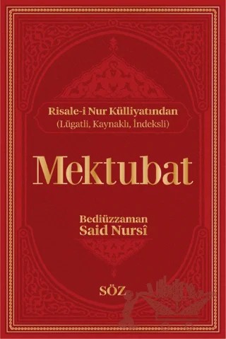 Mektubat – Bediüzzaman Said-i Nursi – Söz Basım Yayın kitap kapağı