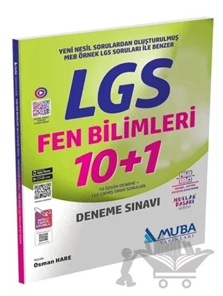 8. Sınıf LGS Fen Bilimleri 10+1 Deneme Sınavı – Osman Hare – Muba Yayınları kitap kapağı