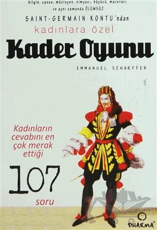 Kader Oyunu – Emmanuel Schaeffer – Dharma Yayınları kitap kapağı