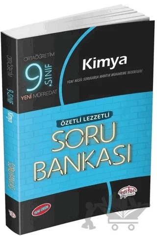 9. Sınıf Kimya Özetli Lezzetli Soru Bankası – Kolektif – Editör Yayınevi kitap kapağı