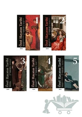 Özel Hayatın Tarihi Seti - 5 Kitap Takım – Phılıppe Arıés, Georges Duby – Alfa Yayınları kitap kapağı