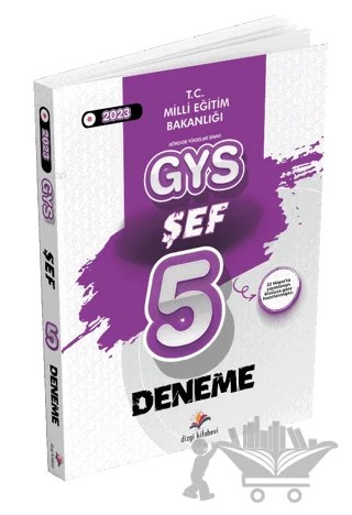Milli Eğitim Bakanlığı GYS Şef 5 Deneme – Kolektif – Dizgi Kitap kitap kapağı