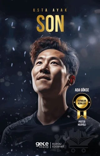 Usta Ayak - Heung-Min Son – Ada Gökce – Gece Kitaplığı kitap kapağı