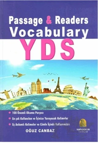 Passage & Readers Vocabulary YDS – Oğuz Canbaz – Kapadokya Yayınları kitap kapağı