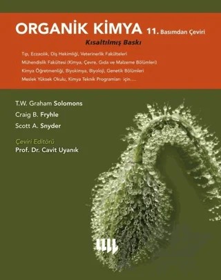 Organik Kimya – Craig B. Fryhle, Graham Solomons, Scott Snyder – Literatür Yayıncılık kitap kapağı