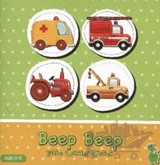 Beep Beep – David Simpson – Yeşil Dinozor kitap kapağı