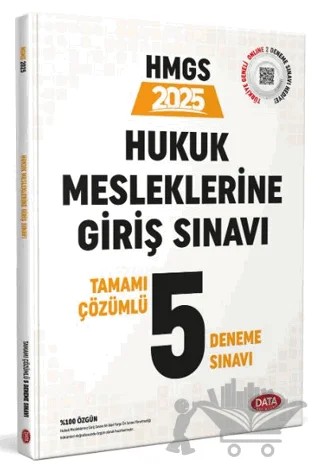 2025 Hukuk Mesleklerine Giriş Sınavı 5 Deneme Sınavı - Karekod Çözümlü – Kolektif – Data Yayınları kitap kapağı