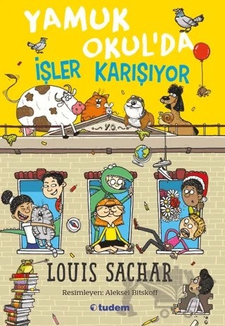 Yamuk Okul'da İşler Karışıyor – Louis Sachar – Tudem Yayınları kitap kapağı