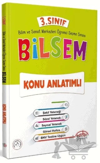 3. Sınıf Bilsem Konu Anlatım Kitabı – Kolektif – Editör Yayınevi kitap kapağı