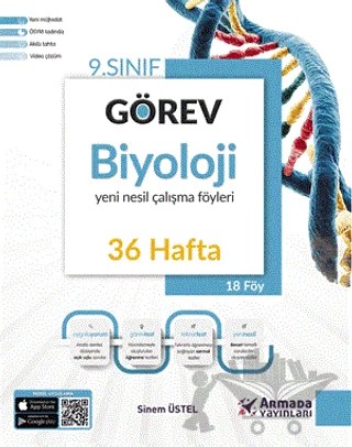 9. Sınıf Biyoloji Görev Çalışma Föyleri – Sinem Üstel – Armada Yayınları kitap kapağı