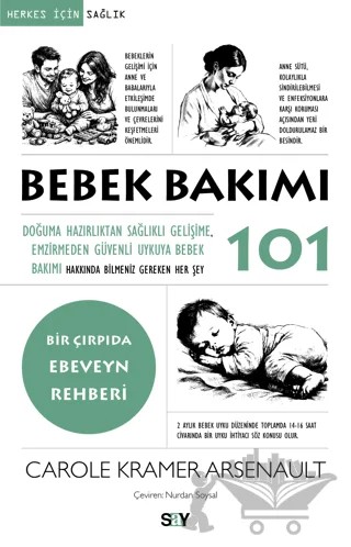 Bebek Bakımı 101 – Carole Kramer Arsenault – Say Yayınları kitap kapağı