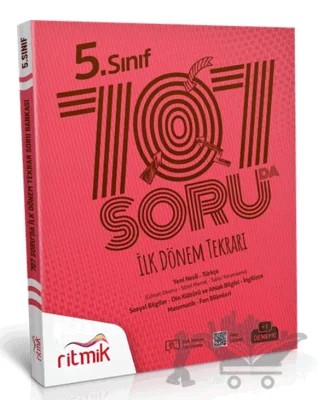 5. Sınıf 707 Soruda İlk Dönem Tekrarı – Kolektif – Ritmik Yayınları kitap kapağı
