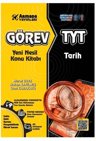 Görev TYT Tarih Yeni Nesil Konu Kitabı – Suat Karakaya, Hakan Satılmış, Murat Usta – Armada Yayınları kitap kapağı