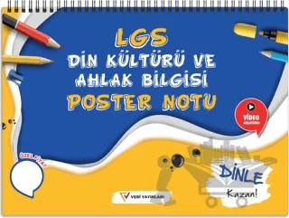 LGS Din Kültürü ve Ahlak Bilgisi Poster Notu – Kolektif – Veri Yayınları kitap kapağı