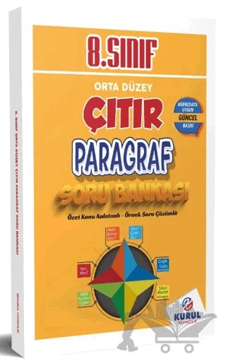 8. Sınıf LGS Orta Düzey Çıtır Paragraf Soru Bankası – Kolektif – Kurul Yayıncılık kitap kapağı
