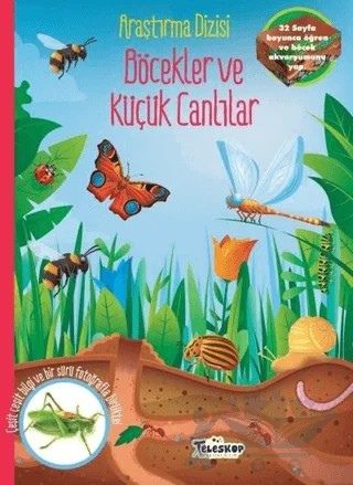 Böcekler ve Küçük Canlılar - Araştırma Dizisi – Kolektif – Teleskop Popüler Bilim kitap kapağı