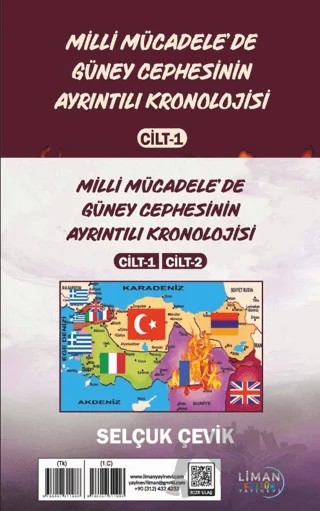 Milli Mücadele'de Güney Cephesinin Ayrıntılı Kronolojisi Cilt 1 ve Cilt 2 Takım – Selçuk Çevik – Liman Yayınevi kitap kapağı