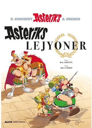 Asteriks Lejyoner – Rene Goscinny – Alfa Yayınları kitap kapağı