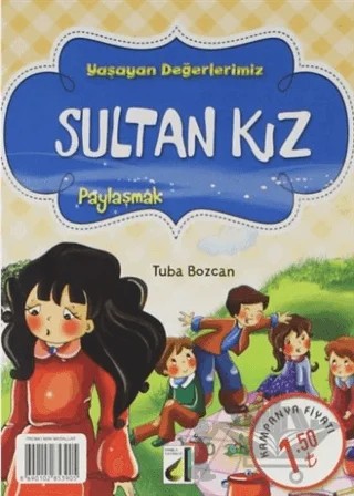 Sultan Kız - Yaşayan Değerlerimiz – Tuba Bozcan – Damla Yayınevi kitap kapağı
