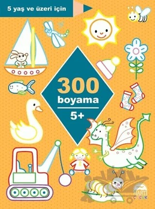 300 Boyama – Kolektif – Martı Çocuk Yayınları kitap kapağı