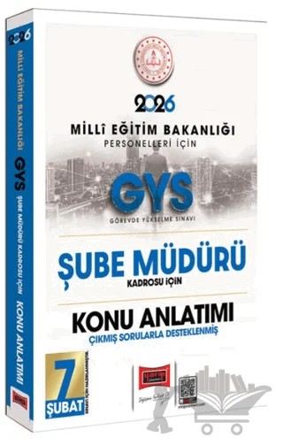 2026 MEB Personelleri İçin GYS Şube Müdürü Kadrosu İçin Çıkmış Sorularla Desteklenmiş Konu Anlatımı – Kolektif – Yargı Yayınevi kitap kapağı
