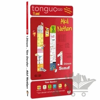 2020 11. Sınıf 1. Dönem Akıl Notları – Kolektif – Tonguç Akademi kitap kapağı