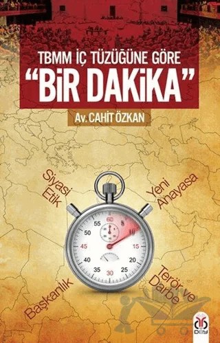 TBMM İçtüzüğüne Göre Bir Dakika – Cahit Özkan – DBY Yayınları kitap kapağı