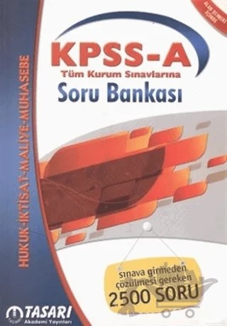 KPSS - A Soru Bankası – Kolektif – Tasarı Eğitim Yayınları kitap kapağı
