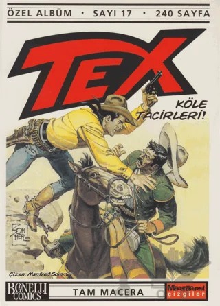 Tex Özel Albüm Sayı: 17 Köle Tacirleri – Claudıo Nizzi – Oğlak Yayıncılık kitap kapağı