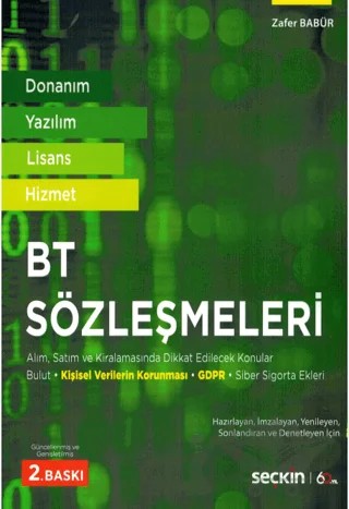 BT Sözleşmeleri – Zafer Babür – Seçkin Yayıncılık kitap kapağı