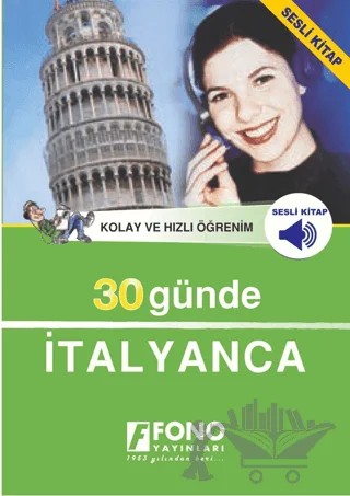 30 Günde İtalyanca (Seslendirmeli) – Kolektif – Fono Yayınları kitap kapağı