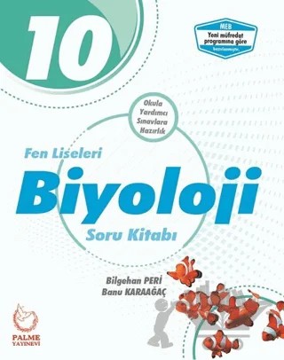 Palme 10. Sınıf Fen Liseleri Biyoloji Soru Kitabı – Banu Karaağaç, Bilgehan Peri – Palme Yayınları kitap kapağı